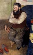 Edgar Degas Diego Martelli painting